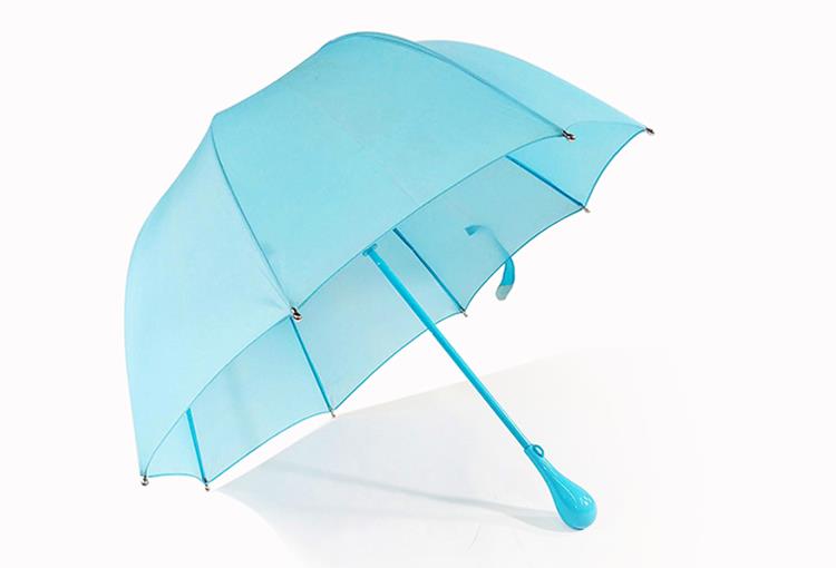 蓝色圆头儿童伞